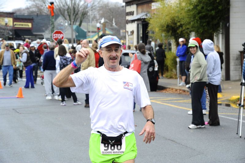 David Zajic of Alabama chalked up Delaware as the 43rd state in which he completed a marathon. BY DAVE FREDERICK